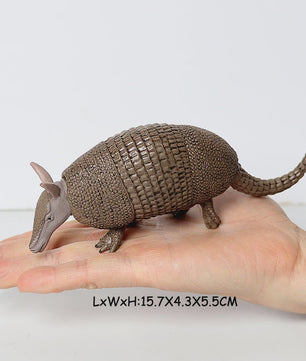 Realistische Dierenfiguren: Miereneter, Tapir, Schuifdiertje & Gordeldier - Educatief Speelgoed voor Kinderen