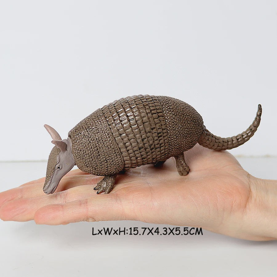 Realistische Dierenfiguren: Miereneter, Tapir, Schuifdiertje & Gordeldier - Educatief Speelgoed voor Kinderen