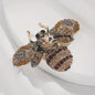 Luxe Bijen Broche met Kristallen - Vintage Baroque Stijl