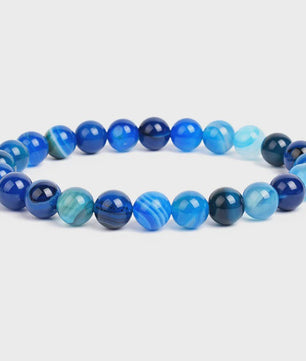 Natuurstenen Kralen Armband - Amethist, Aquamarijn, Jade & meer