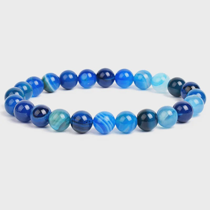 Natuurstenen Kralen Armband - Amethist, Aquamarijn, Jade & meer