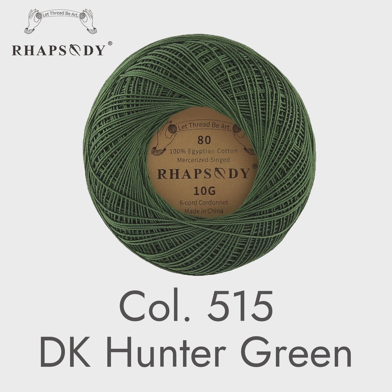 Rhapsody Garen Maat 80 - 100% Egyptisch Katoen voor Haken, Breien & Macramé - 31 Kleuren
