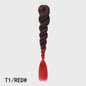 Ombre Jumbo Synthetisch Vlecht Haar - 2-Tone Kleuren voor DIY Kapsels