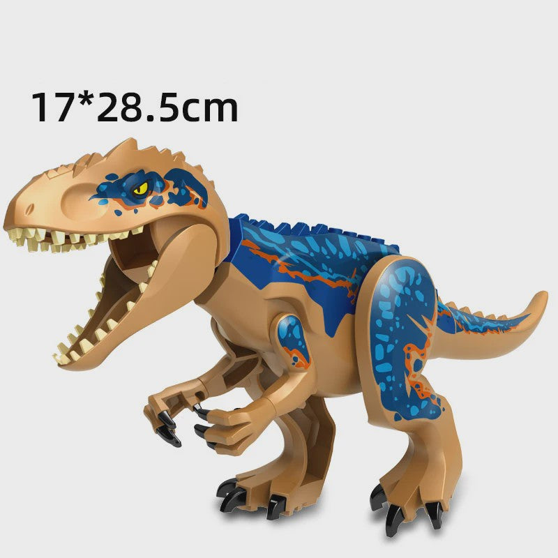 Grote Bouwblok Dinosaurus Speelgoed - Indominus Rex & Tyrannosaurus Rex Modellen