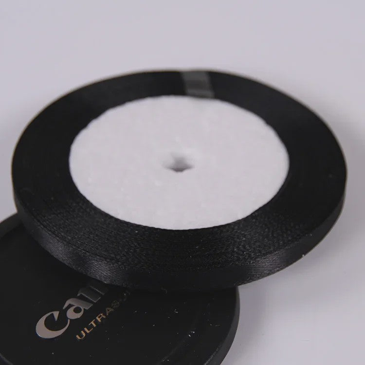 22 Meters/Roll 6mm Silk Satin Ribbons Christmas Halloween Birthday Party Gift Wrapping Ribbons DIY Handmade Crafts Material