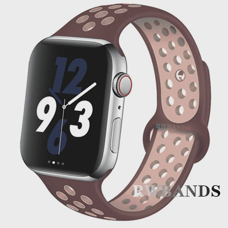 Ademende Sportband voor Apple Watch (38-49mm) - Comfortabele Vervangingsband