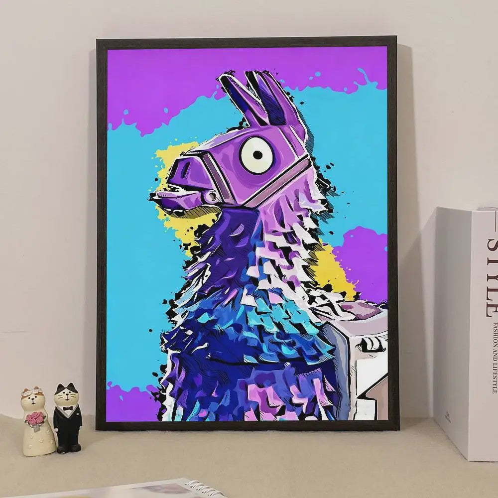 Fortnite Game Poster - Decoratieve Muurkunst voor Fans