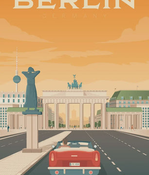 Nordic Canvas Poster: Kleurrijke Reisposters van Europese Steden - Parijs, Nice, Monaco