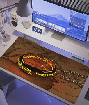 Grote Gaming Muismat XL - Lotrs Film Thema Deskmat voor PC & Bureau