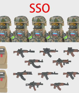Bouwstenen Militaire Special Forces Commando Figuren met Wapens