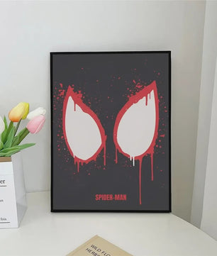 Frameloze Spiderman Poster - Marvel Kunst Print voor Woonkamer, Slaapkamer, Bar