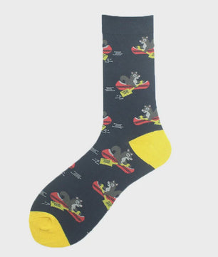 Unisex Happy Socks met Vrolijke Ontwerpen: Dinosaurus, Alien, Haai & Meer