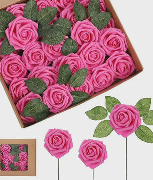 Kunst Rozen Foam - Set van 10 tot 100 Stuks - Decoratie Bruiloft, Feest & Cadeau