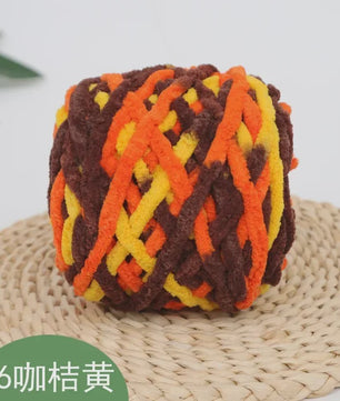 Chenille Garen 100g/bol - Super Zacht Dik Wol Garen voor Handbreien, DIY Sjaals & Projecten