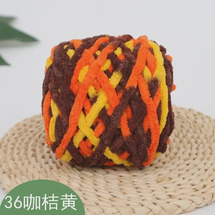 Chenille Garen 100g/bol - Super Zacht Dik Wol Garen voor Handbreien, DIY Sjaals & Projecten