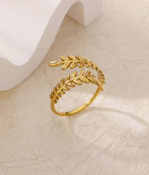 Luxe Gouden Ringen Set: Zirkonia & Boze Oog Design - Verstelbaar & Trendy