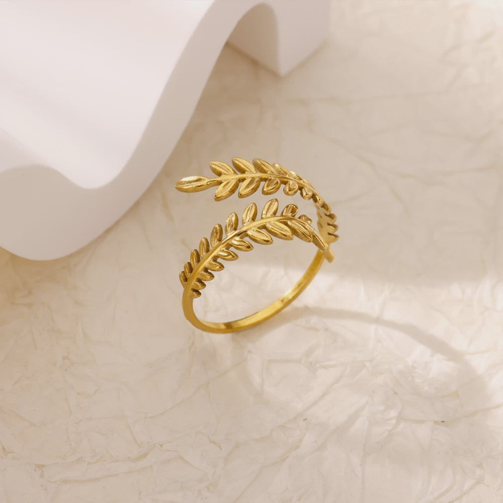 Luxe Gouden Ringen Set: Zirkonia & Boze Oog Design - Verstelbaar & Trendy