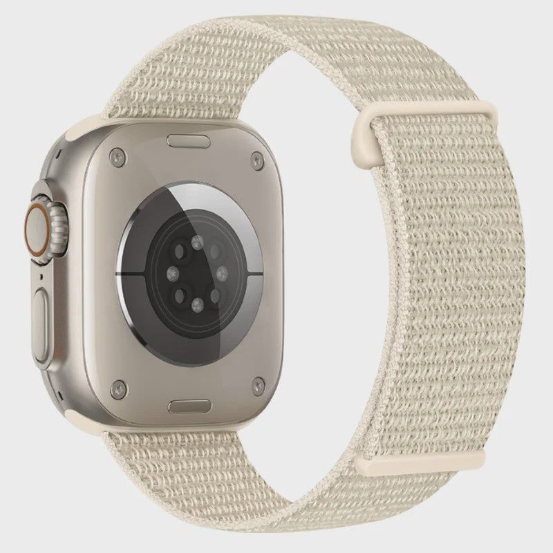 Nylon Sportband voor Apple Watch (38-49mm) - Ademend & Verstelbaar met Klittenband