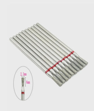 10x Diamant Freesbits Set - 2.35mm Schacht voor Tandheelkunde & Nagelstyling