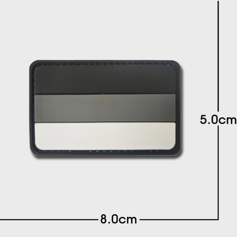 3D PVC Vlag Patches - Rubberen Militaire Emblemen met Klittenband