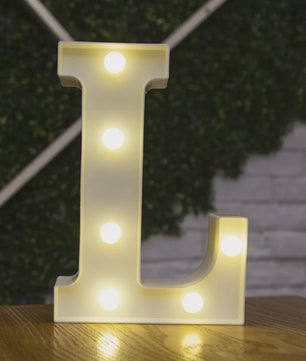 Decoratieve LED Letter & Cijfer Lampen - Creëer Sfeer met Warm Licht