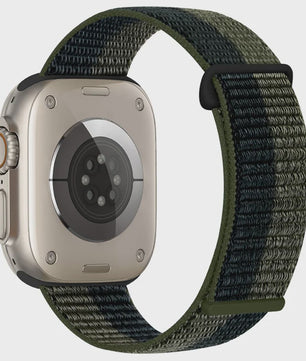 Nylon Sportband voor Apple Watch (38-49mm) - Ademend & Verstelbaar met Klittenband