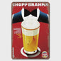 Retro Metal Bier Merk Poster - Decoratie voor Man Cave, Bar & Club