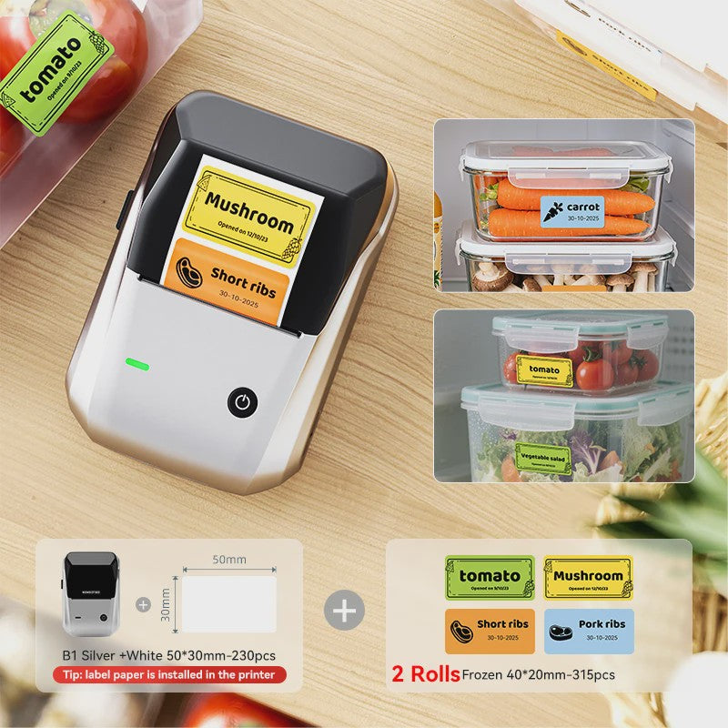 Niimbot B1 Draadloze Thermische Labelprinter - Ideaal voor Kleine Bedrijven, Huis & Cadeaus