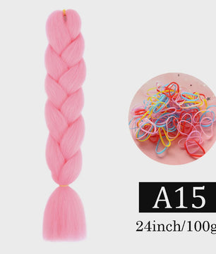 24 Inch Jumbo Braids Haarverlenging - Synthetisch Vlechtkapsel met Ombre Kleuren