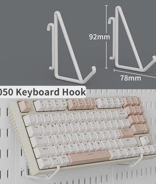 Modulaire Bureau Pegboard Organizer - Wandmontage, Staand & Clip-on