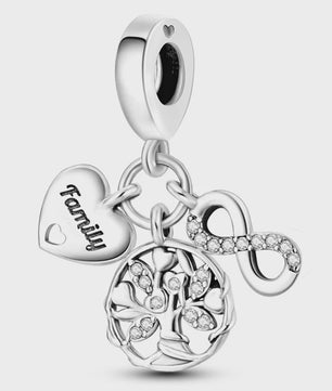 925 Sterling Zilver Bedels voor Armband - Bow, Kruis, Levensboom - DIY Sieraden