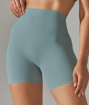 Dames Sportshorts Hoge Taille Squat Proof - Sneldrogend voor Yoga, Fitness & Fietsen