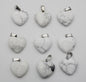 30x Natuursteen Hart Hangers (Amethist/Kwarts/Agaat) - DIY Sieraden Maken