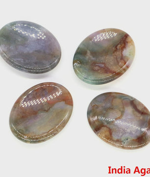 7 Chakra Kristallen Worry Stones - Ovalen Massage & Meditatie Edelstenen (35x45mm)