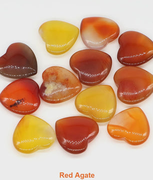 Natuurlijke Hartvormige Kristalstenen (20mm) - Amethist, Edelsteen voor DIY & Decoratie