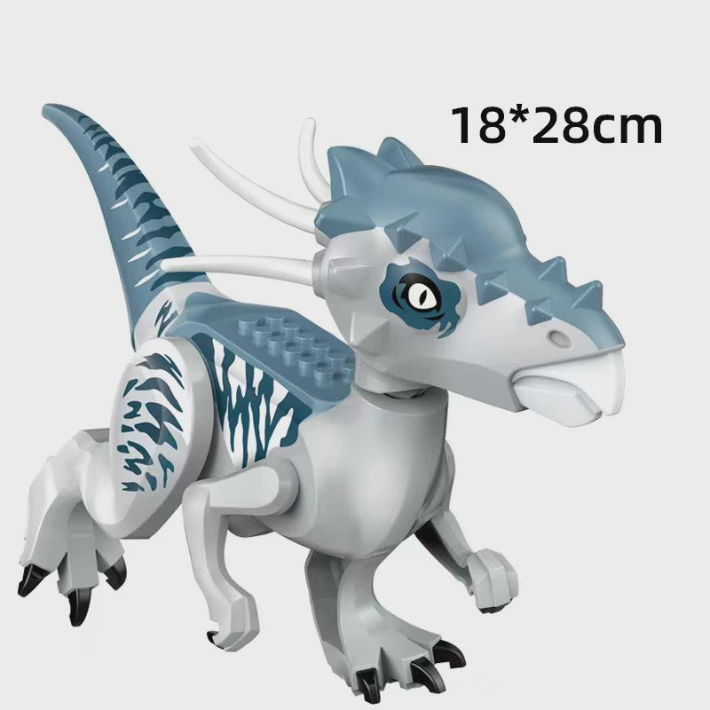 Grote Bouwblok Dinosaurus Speelgoed - Indominus Rex & Tyrannosaurus Rex Modellen