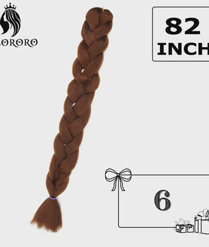 Alororo Jumbo Braids Haarverlenging - 82 Inch Synthetisch Hittebestendig Vlecht Haar