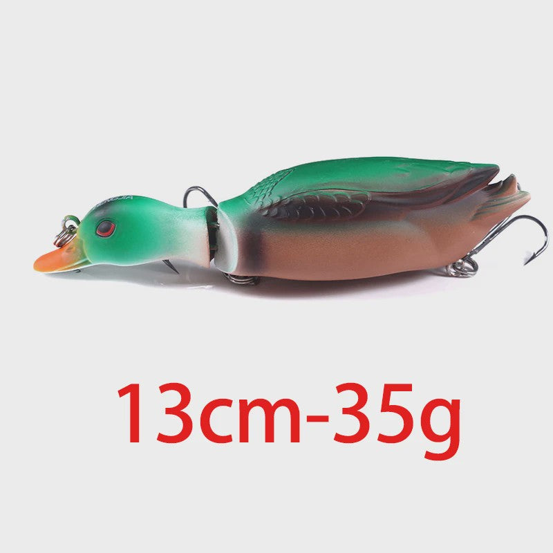 Realistische Eenden Vissen Lokaas - 8.5cm, 12g - Perfect voor Baars, Karper & Snoek
