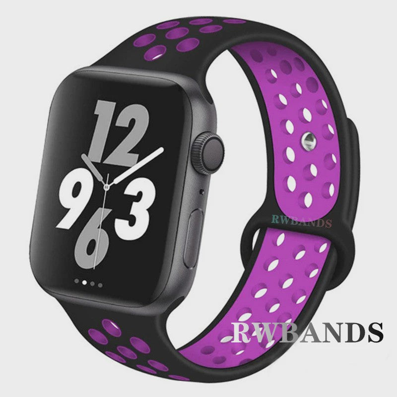 Ademende Sportband voor Apple Watch (38-49mm) - Comfortabele Vervangingsband
