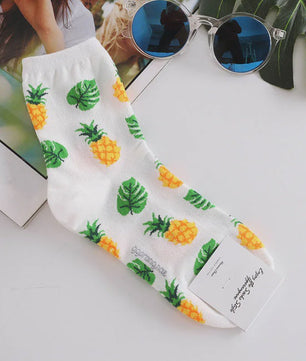 Grappige Heren Sokken met Food Prints: Avocado, Friet, Burger, Bier & Meer | Harajuku Stijl