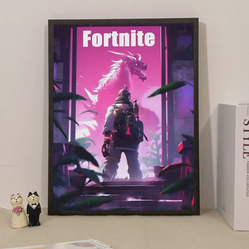 Fortnite Game Poster - Decoratieve Muurkunst voor Fans