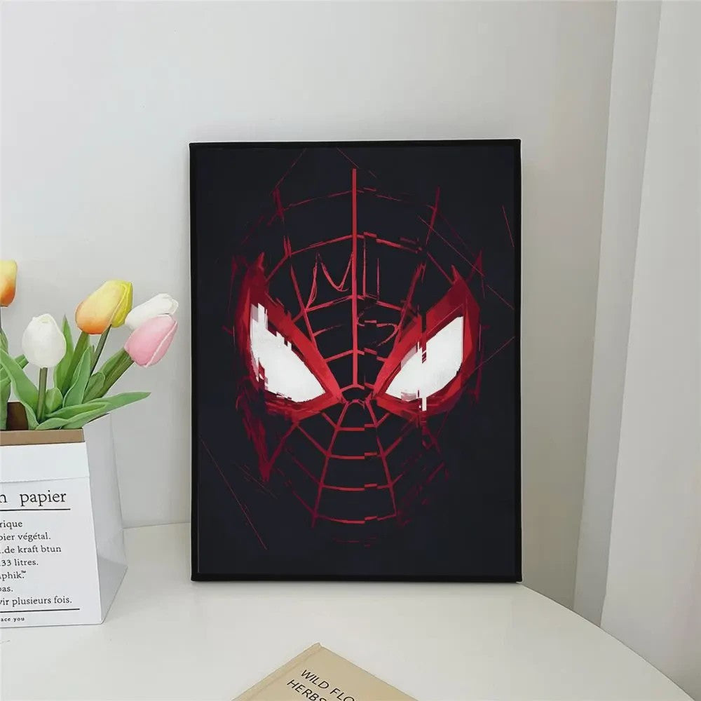 Frameloze Spiderman Poster - Marvel Kunst Print voor Woonkamer, Slaapkamer, Bar