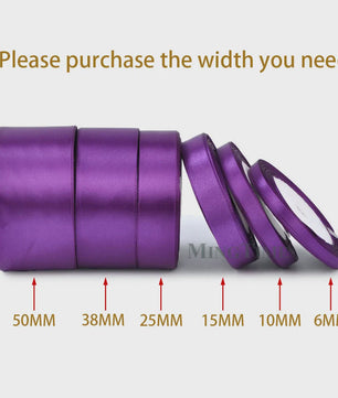 Satijnen Lint 22 Meter - Diverse Breedtes (6mm t/m 50mm) voor Decoratie & Knutselen
