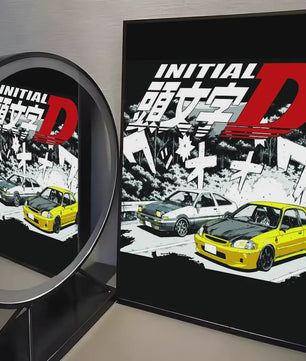 Initial D AE86 JDM Poster - Iconische Auto Kunst voor de Fan