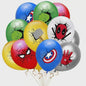 Superheld Folieballonnen Set: Spiderman, Batman, Iron Man & Captain America - Feestdecoratie