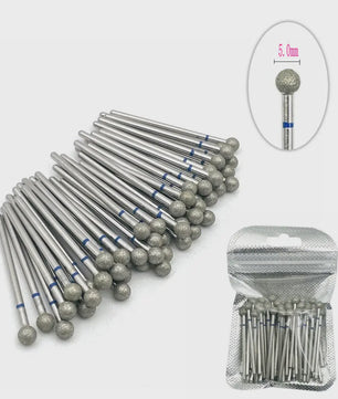 50 Stuks Diamant Freesjes Set - 2.35mm Schacht voor Nagel- en Tandheelkundig Gebruik