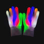 Verlicht LED Neon Purge Masker met Fiber Optic Handschoenen - Halloween & Feest