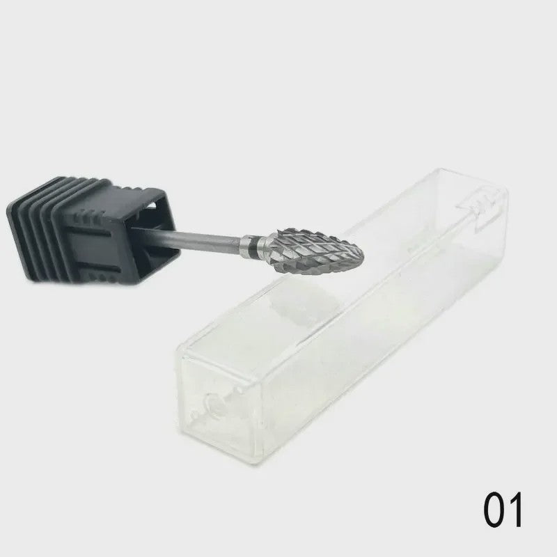 Professionele Tungsten Carbide Nagelboor Bits Set - 33 Stijlen voor Manicure & Pedicure