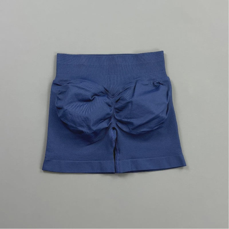 HISTELLO Seamless Biker Shorts Dames - Low Waist Scrunch Butt voor Fitness & Yoga