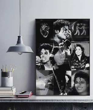 Iconische Michael Jackson Poster - Retro Muziek Kunst Decoratie